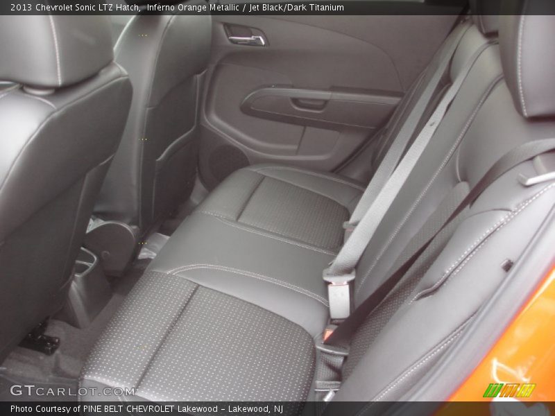 Inferno Orange Metallic / Jet Black/Dark Titanium 2013 Chevrolet Sonic LTZ Hatch