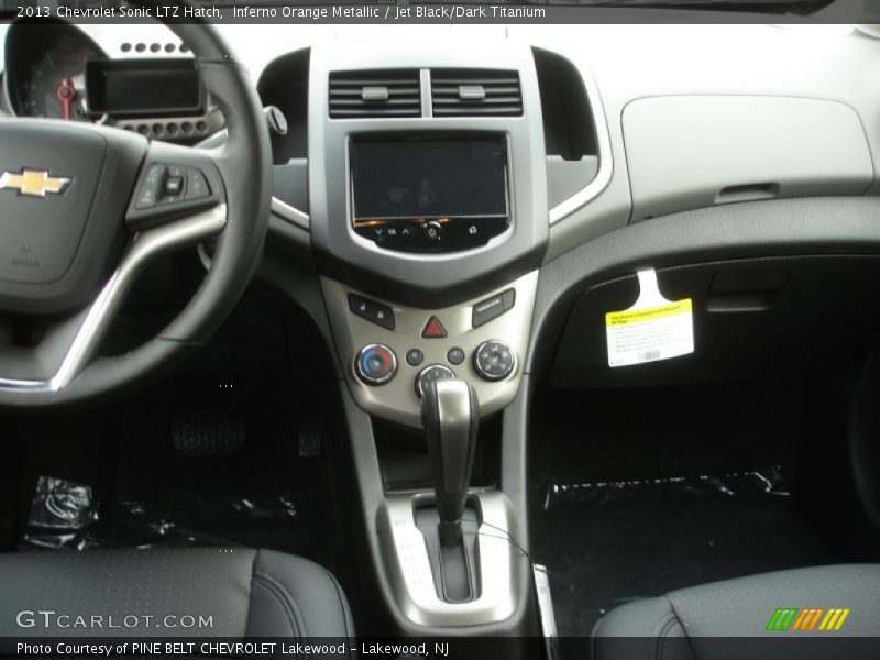 Inferno Orange Metallic / Jet Black/Dark Titanium 2013 Chevrolet Sonic LTZ Hatch