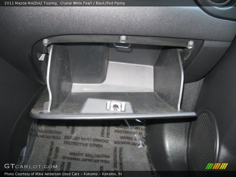 Crystal White Pearl / Black/Red Piping 2011 Mazda MAZDA2 Touring