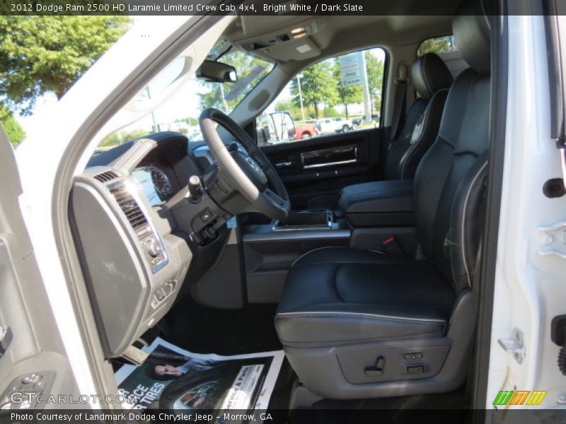 Bright White / Dark Slate 2012 Dodge Ram 2500 HD Laramie Limited Crew Cab 4x4