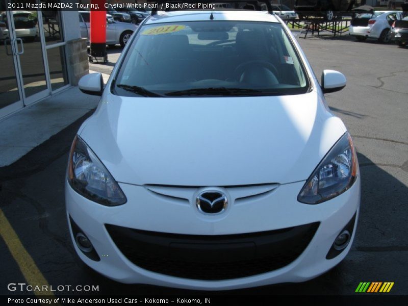 Crystal White Pearl / Black/Red Piping 2011 Mazda MAZDA2 Touring