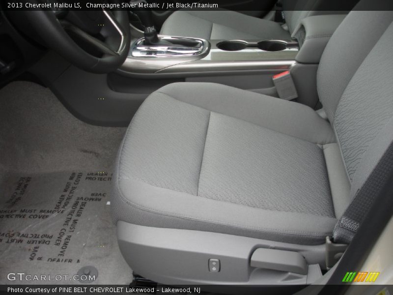 Champagne Silver Metallic / Jet Black/Titanium 2013 Chevrolet Malibu LS
