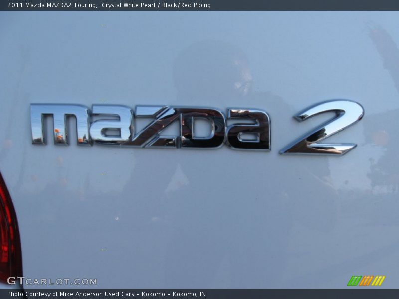 Crystal White Pearl / Black/Red Piping 2011 Mazda MAZDA2 Touring