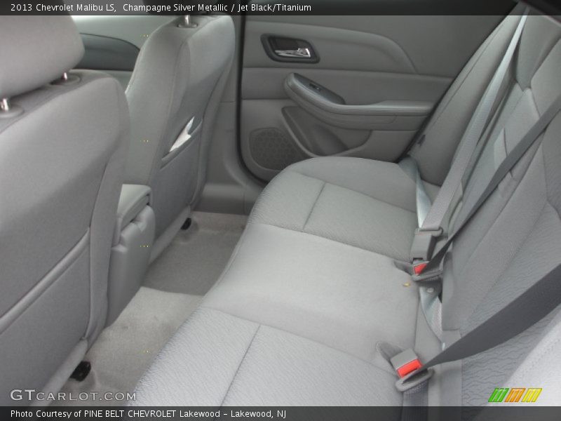 Champagne Silver Metallic / Jet Black/Titanium 2013 Chevrolet Malibu LS