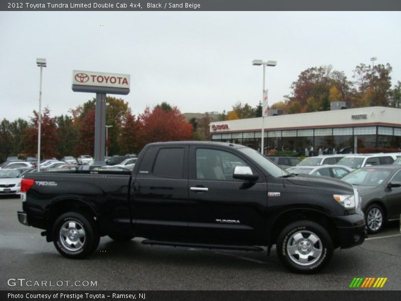 Black / Sand Beige 2012 Toyota Tundra Limited Double Cab 4x4