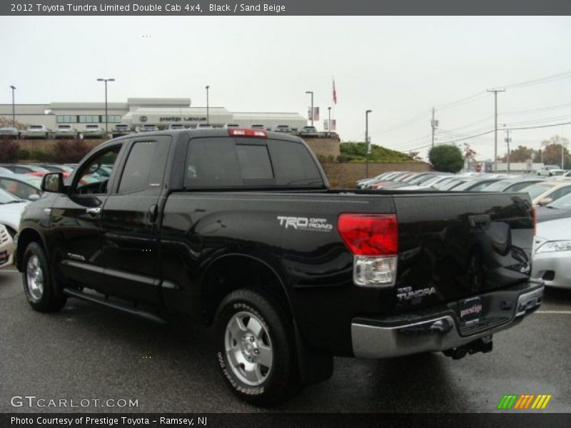 Black / Sand Beige 2012 Toyota Tundra Limited Double Cab 4x4