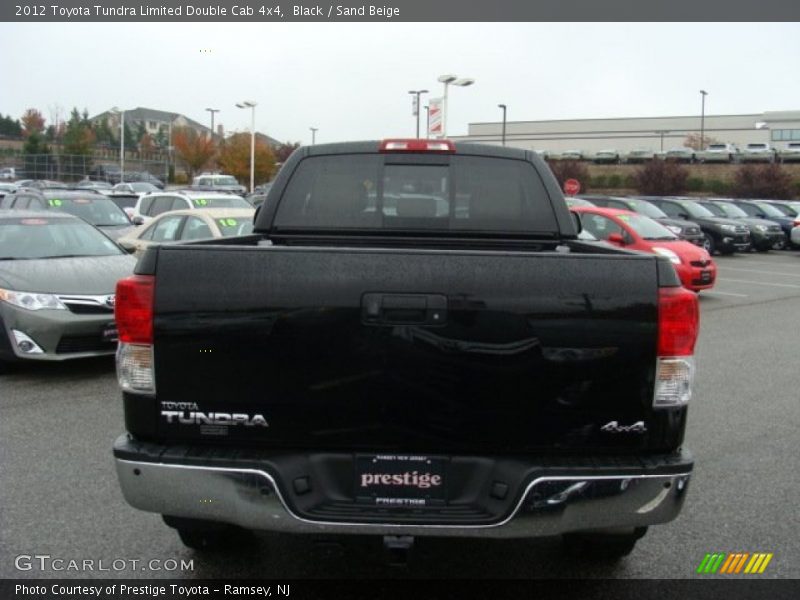 Black / Sand Beige 2012 Toyota Tundra Limited Double Cab 4x4