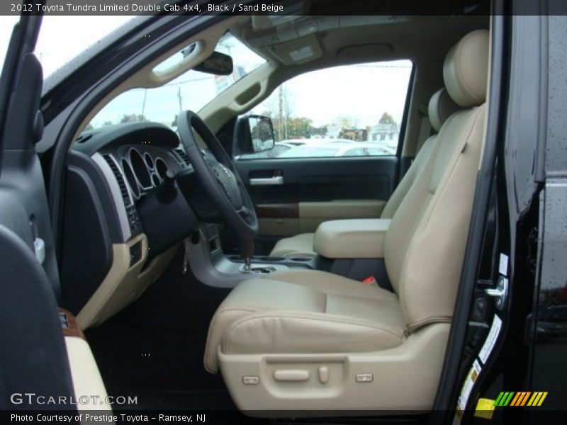  2012 Tundra Limited Double Cab 4x4 Sand Beige Interior