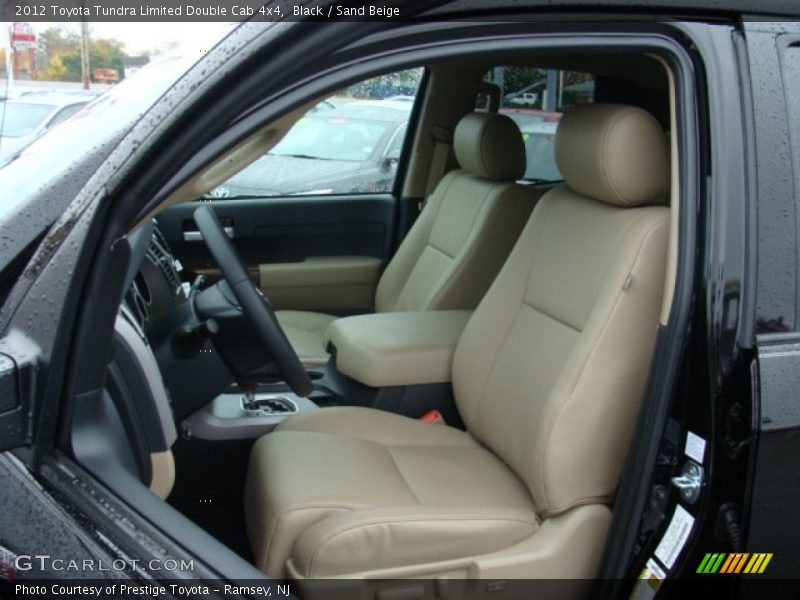 Front Seat of 2012 Tundra Limited Double Cab 4x4