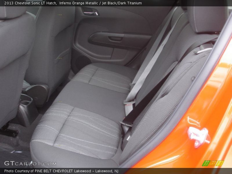 Inferno Orange Metallic / Jet Black/Dark Titanium 2013 Chevrolet Sonic LT Hatch
