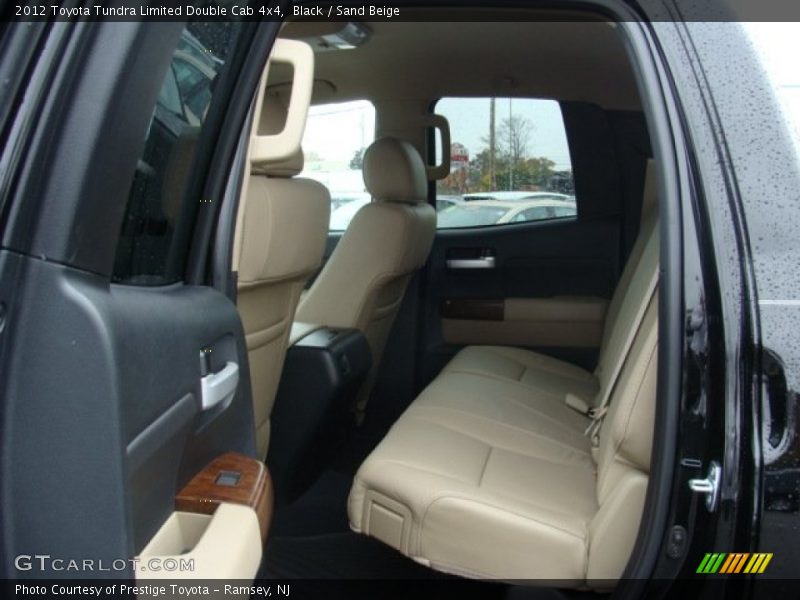 Rear Seat of 2012 Tundra Limited Double Cab 4x4
