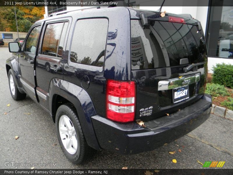 Blackberry Pearl / Dark Slate Gray 2011 Jeep Liberty Limited 4x4