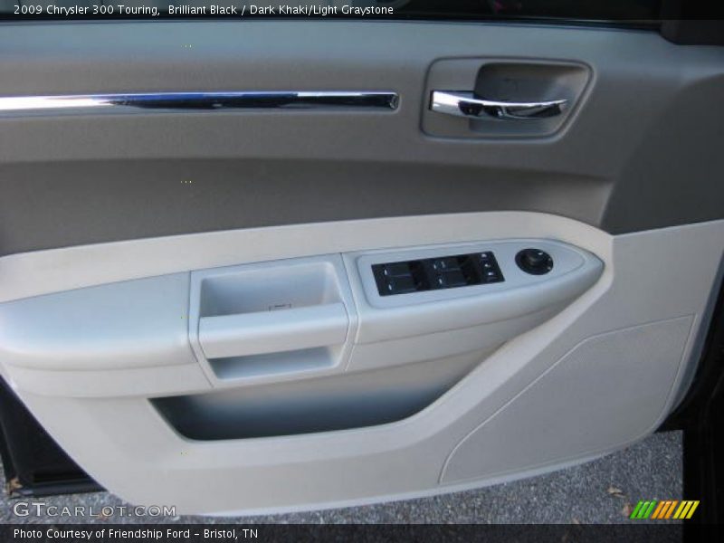 Brilliant Black / Dark Khaki/Light Graystone 2009 Chrysler 300 Touring