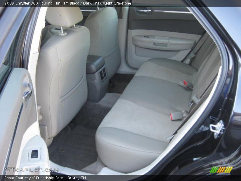 Brilliant Black / Dark Khaki/Light Graystone 2009 Chrysler 300 Touring