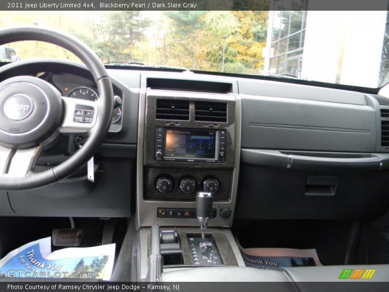 Blackberry Pearl / Dark Slate Gray 2011 Jeep Liberty Limited 4x4