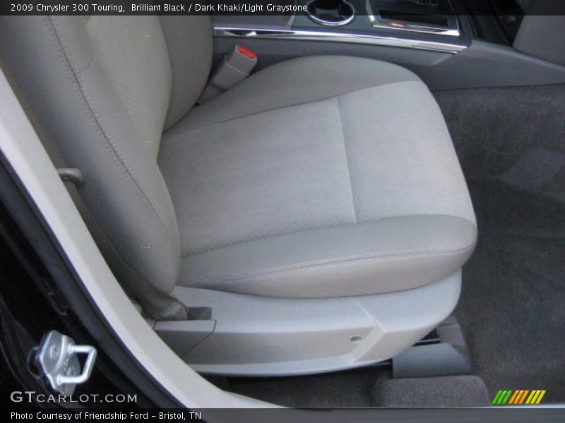Brilliant Black / Dark Khaki/Light Graystone 2009 Chrysler 300 Touring
