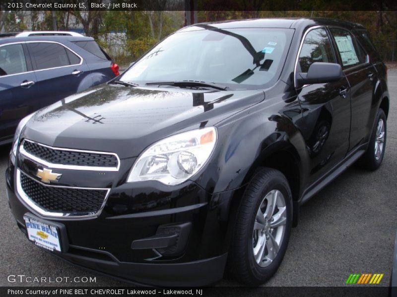 Black / Jet Black 2013 Chevrolet Equinox LS