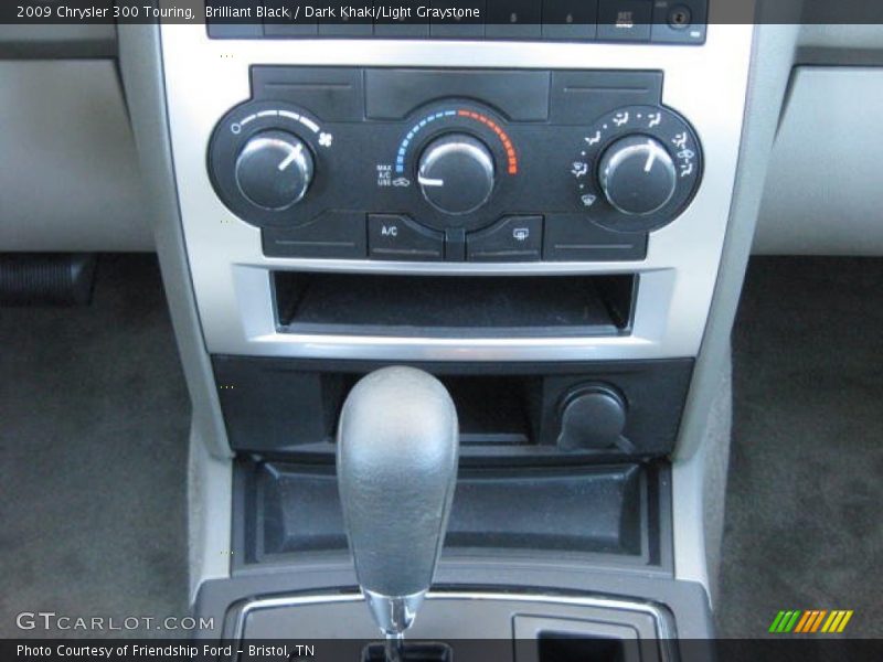Brilliant Black / Dark Khaki/Light Graystone 2009 Chrysler 300 Touring