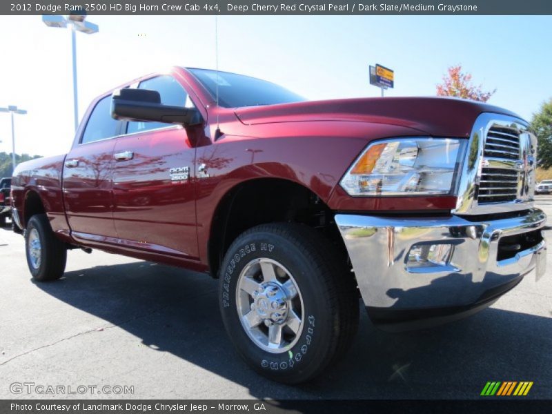 Deep Cherry Red Crystal Pearl / Dark Slate/Medium Graystone 2012 Dodge Ram 2500 HD Big Horn Crew Cab 4x4