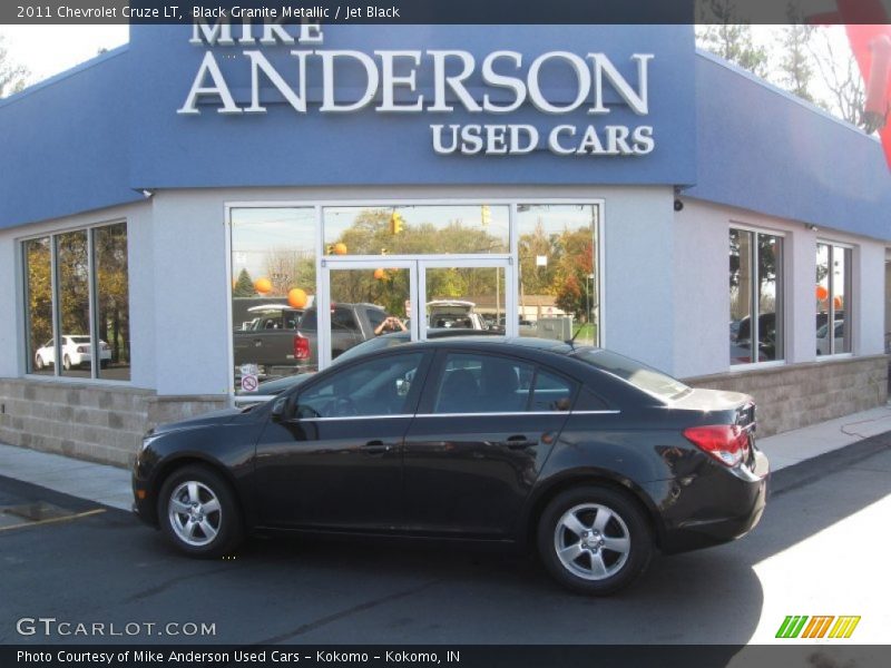 Black Granite Metallic / Jet Black 2011 Chevrolet Cruze LT