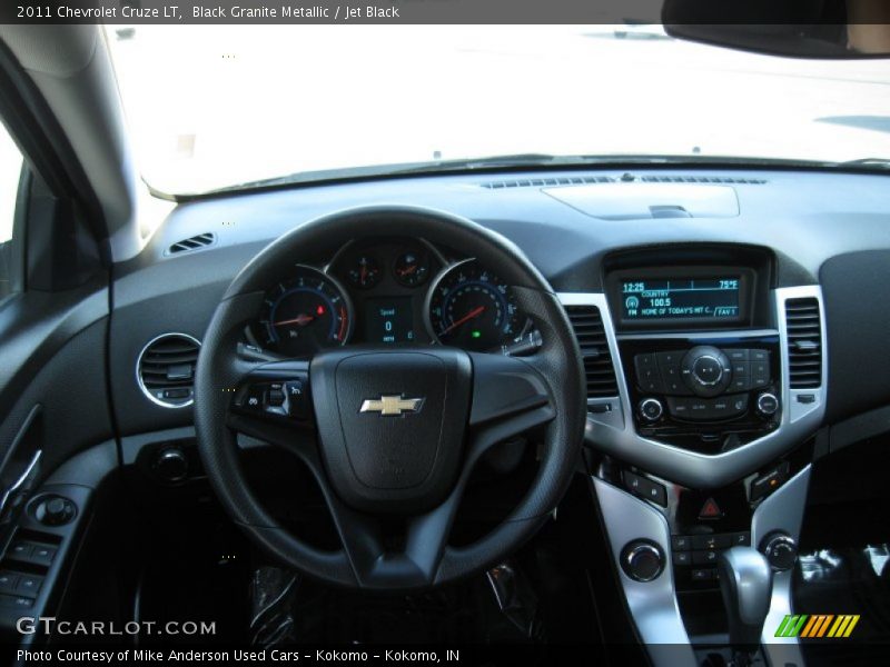 Black Granite Metallic / Jet Black 2011 Chevrolet Cruze LT