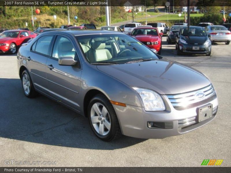 Tungsten Grey Metallic / Light Stone 2007 Ford Fusion SE V6