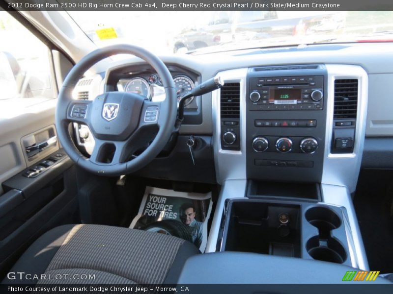 Deep Cherry Red Crystal Pearl / Dark Slate/Medium Graystone 2012 Dodge Ram 2500 HD Big Horn Crew Cab 4x4