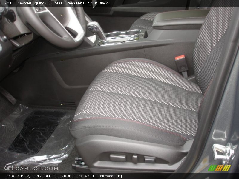 Steel Green Metallic / Jet Black 2013 Chevrolet Equinox LT