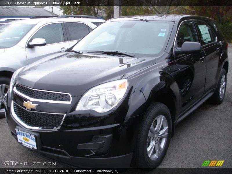 Black / Jet Black 2013 Chevrolet Equinox LS