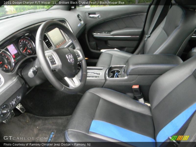  2011 Charger R/T Mopar '11 Black/Mopar Blue Interior