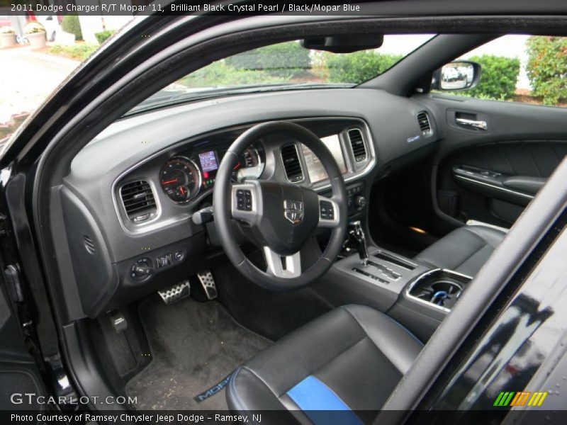 Black/Mopar Blue Interior - 2011 Charger R/T Mopar '11 