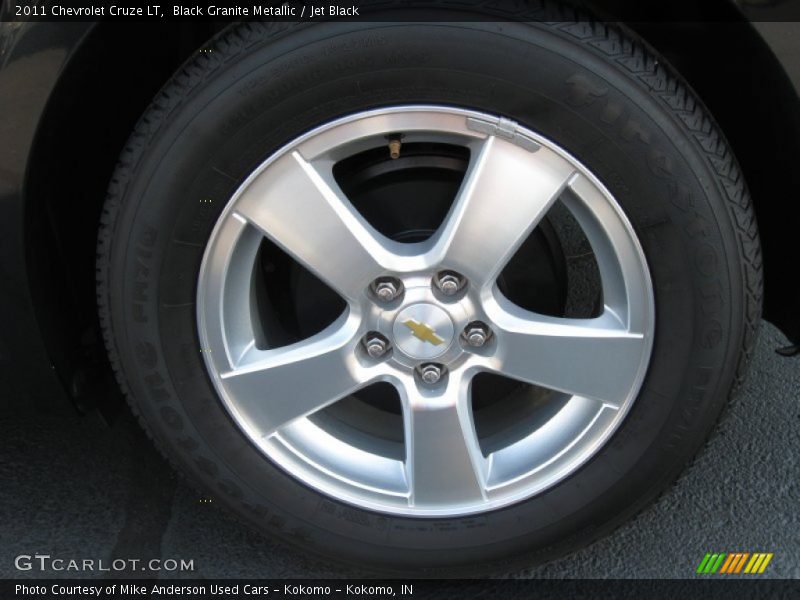 Black Granite Metallic / Jet Black 2011 Chevrolet Cruze LT