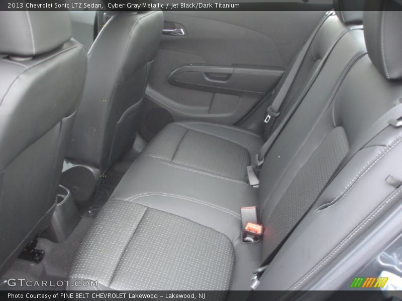 Cyber Gray Metallic / Jet Black/Dark Titanium 2013 Chevrolet Sonic LTZ Sedan