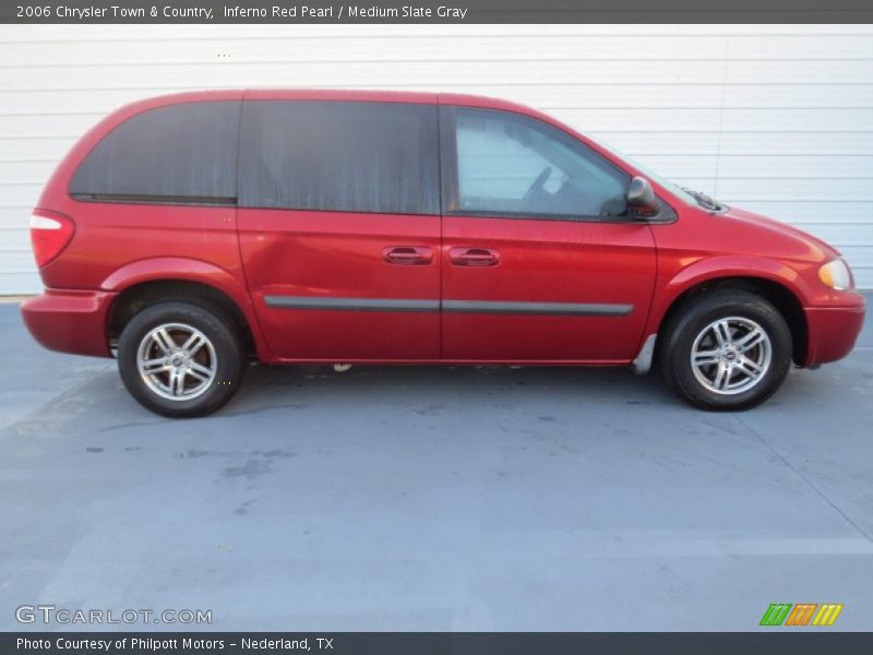 Inferno Red Pearl / Medium Slate Gray 2006 Chrysler Town & Country