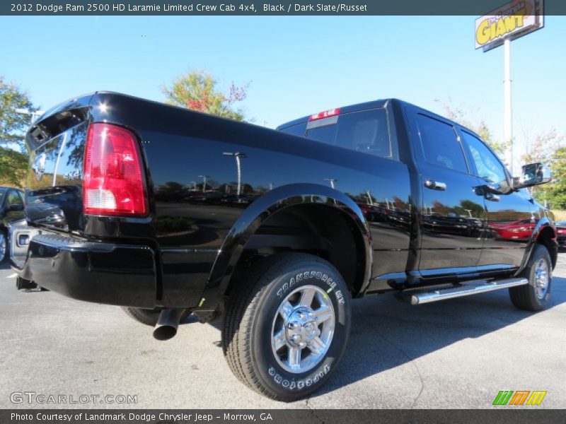 Black / Dark Slate/Russet 2012 Dodge Ram 2500 HD Laramie Limited Crew Cab 4x4
