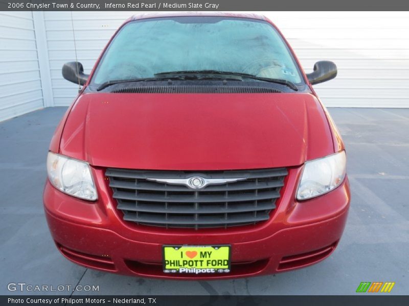 Inferno Red Pearl / Medium Slate Gray 2006 Chrysler Town & Country