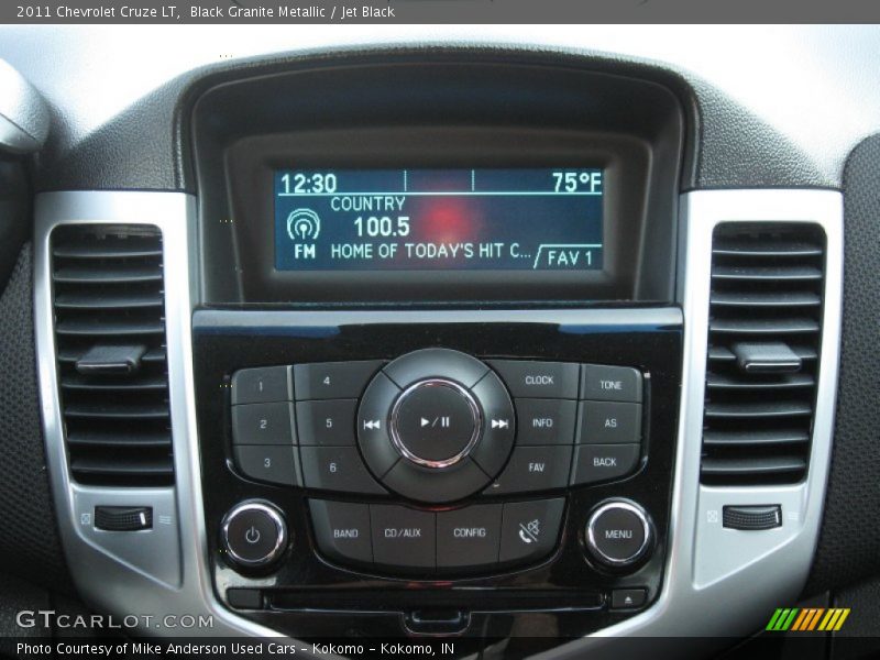 Black Granite Metallic / Jet Black 2011 Chevrolet Cruze LT