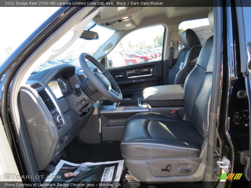 Black / Dark Slate/Russet 2012 Dodge Ram 2500 HD Laramie Limited Crew Cab 4x4