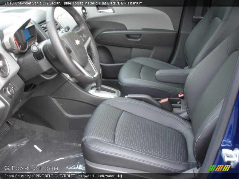  2013 Sonic LTZ Sedan Jet Black/Dark Titanium Interior
