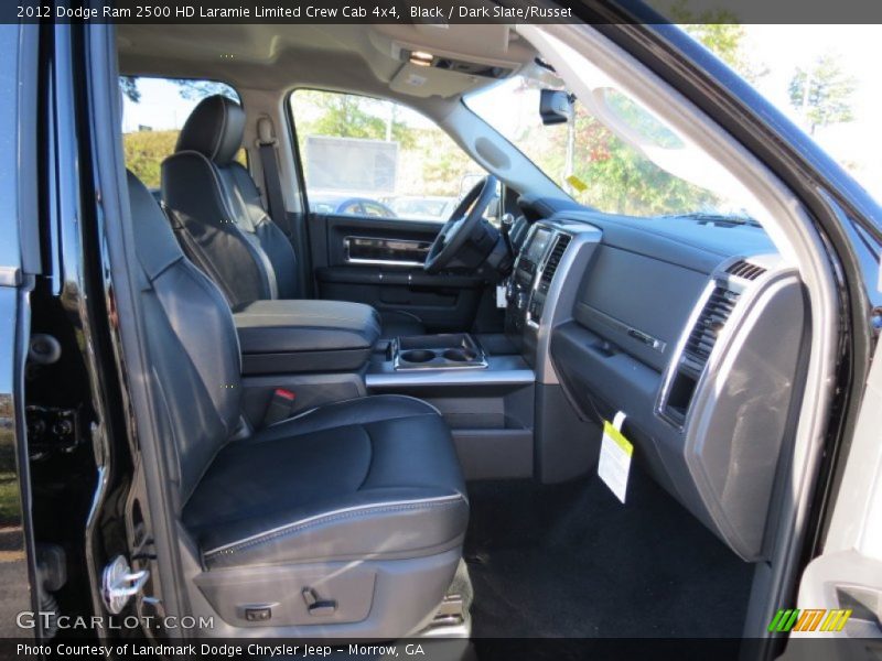 Black / Dark Slate/Russet 2012 Dodge Ram 2500 HD Laramie Limited Crew Cab 4x4