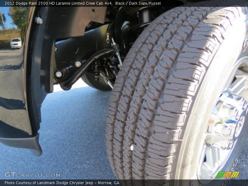 Black / Dark Slate/Russet 2012 Dodge Ram 2500 HD Laramie Limited Crew Cab 4x4