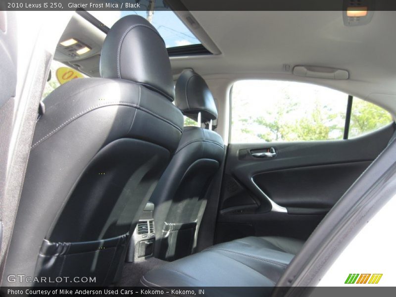 Glacier Frost Mica / Black 2010 Lexus IS 250