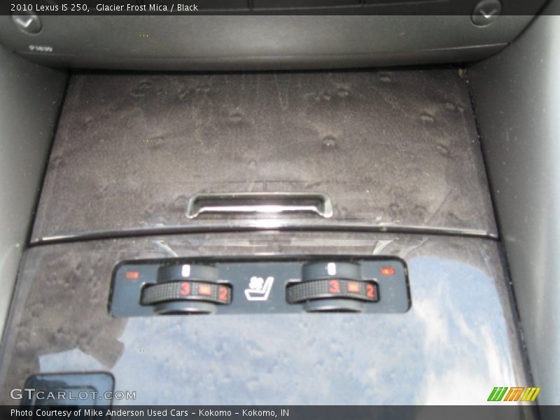 Glacier Frost Mica / Black 2010 Lexus IS 250