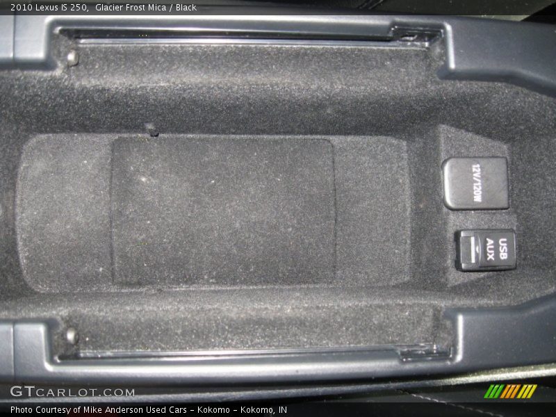 Glacier Frost Mica / Black 2010 Lexus IS 250