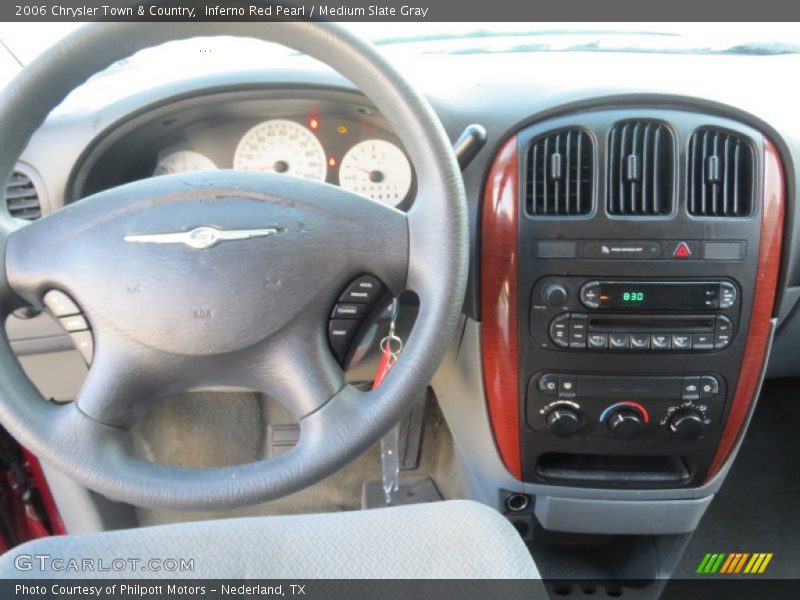 Inferno Red Pearl / Medium Slate Gray 2006 Chrysler Town & Country