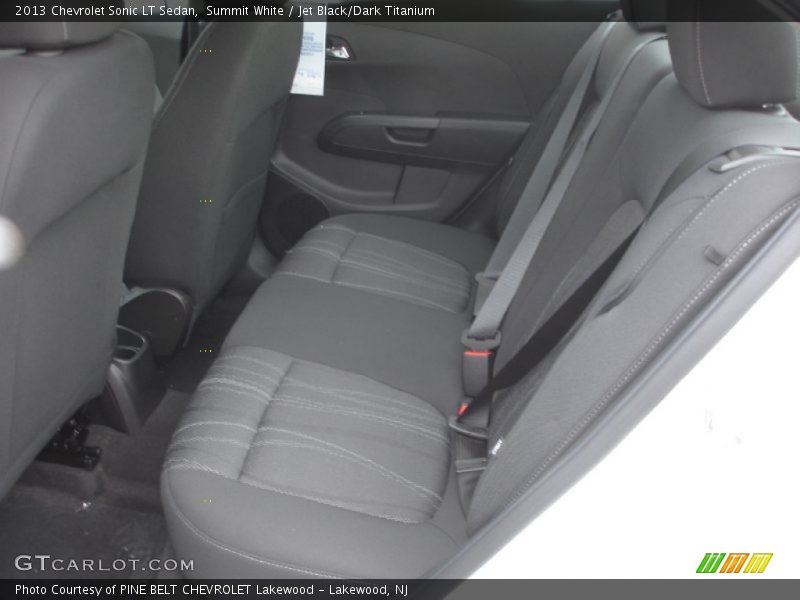 Summit White / Jet Black/Dark Titanium 2013 Chevrolet Sonic LT Sedan
