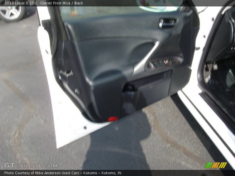 Glacier Frost Mica / Black 2010 Lexus IS 250