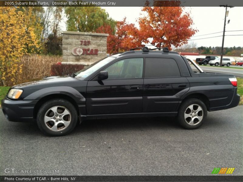 Obsidian Black Pearl / Medium Gray 2005 Subaru Baja Turbo
