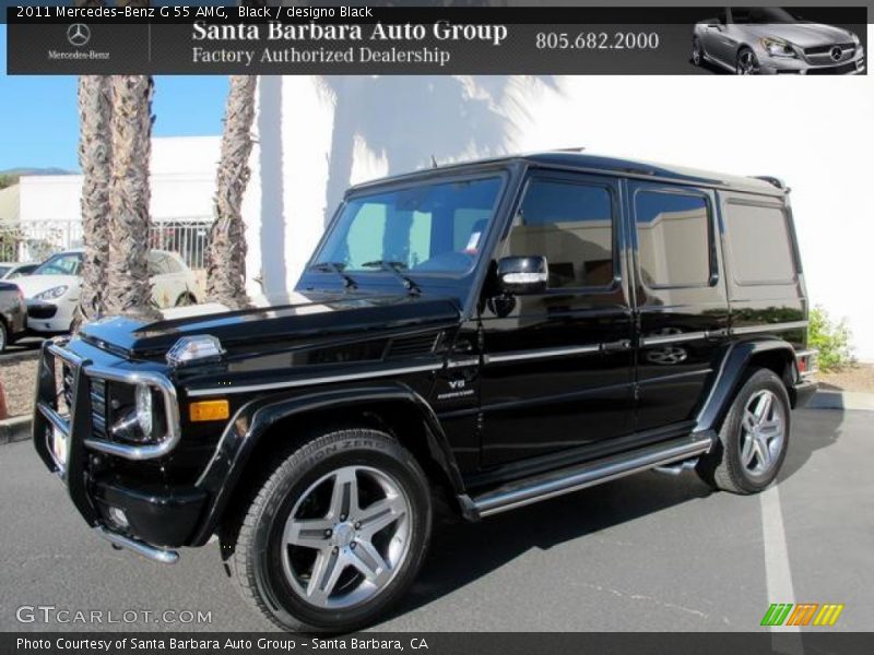 Black / designo Black 2011 Mercedes-Benz G 55 AMG