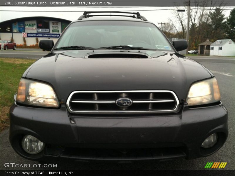 Obsidian Black Pearl / Medium Gray 2005 Subaru Baja Turbo